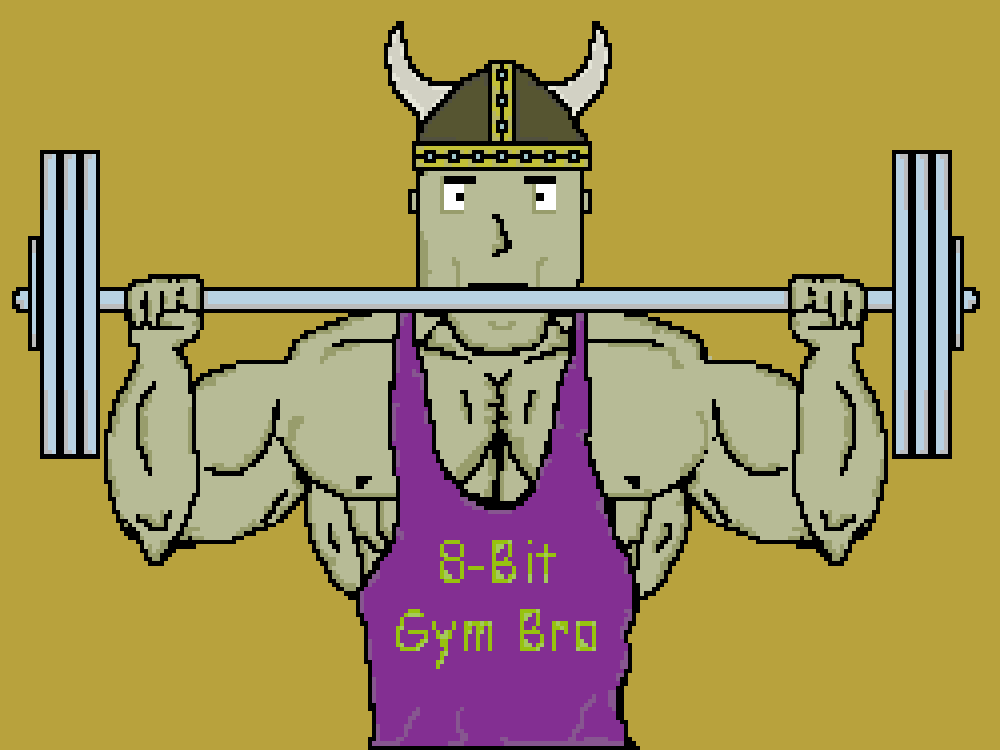 8-Bit Gym Bro #5483 - 8-Bit Gym Bros