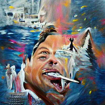 The Wolf of Wall Street AI Acrylic Art PhelanVoin s AI Acrylic  