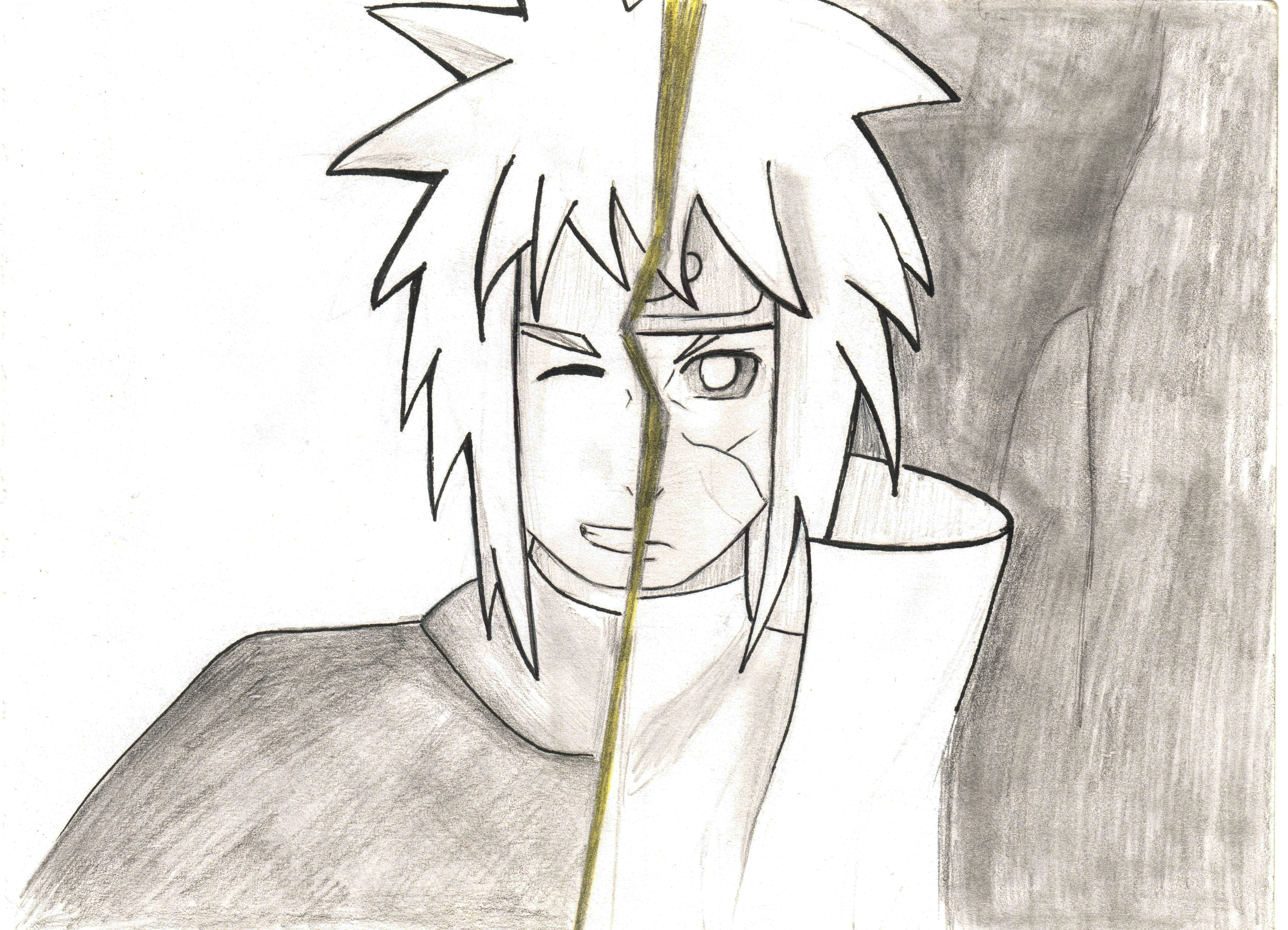 Minato Drawing | Naruto sketch drawing, Anime sketch, Naruto drawings
