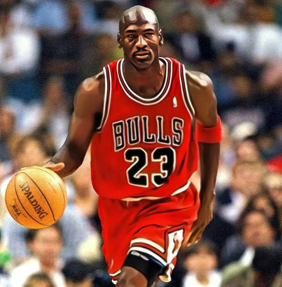Michael Jordan. Crypto Jersey Number 23 NFT. Chicago Bulls. RARE