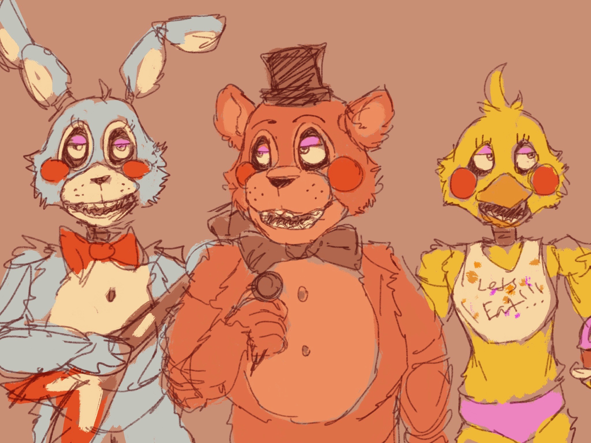 Let's Eat!!! (FNAF Fanart)