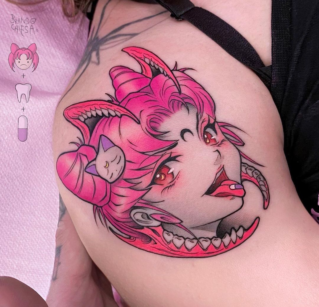 ?? Chibiusa toothed ball 666 ?? - Tattoo Pastel Gore | OpenSea