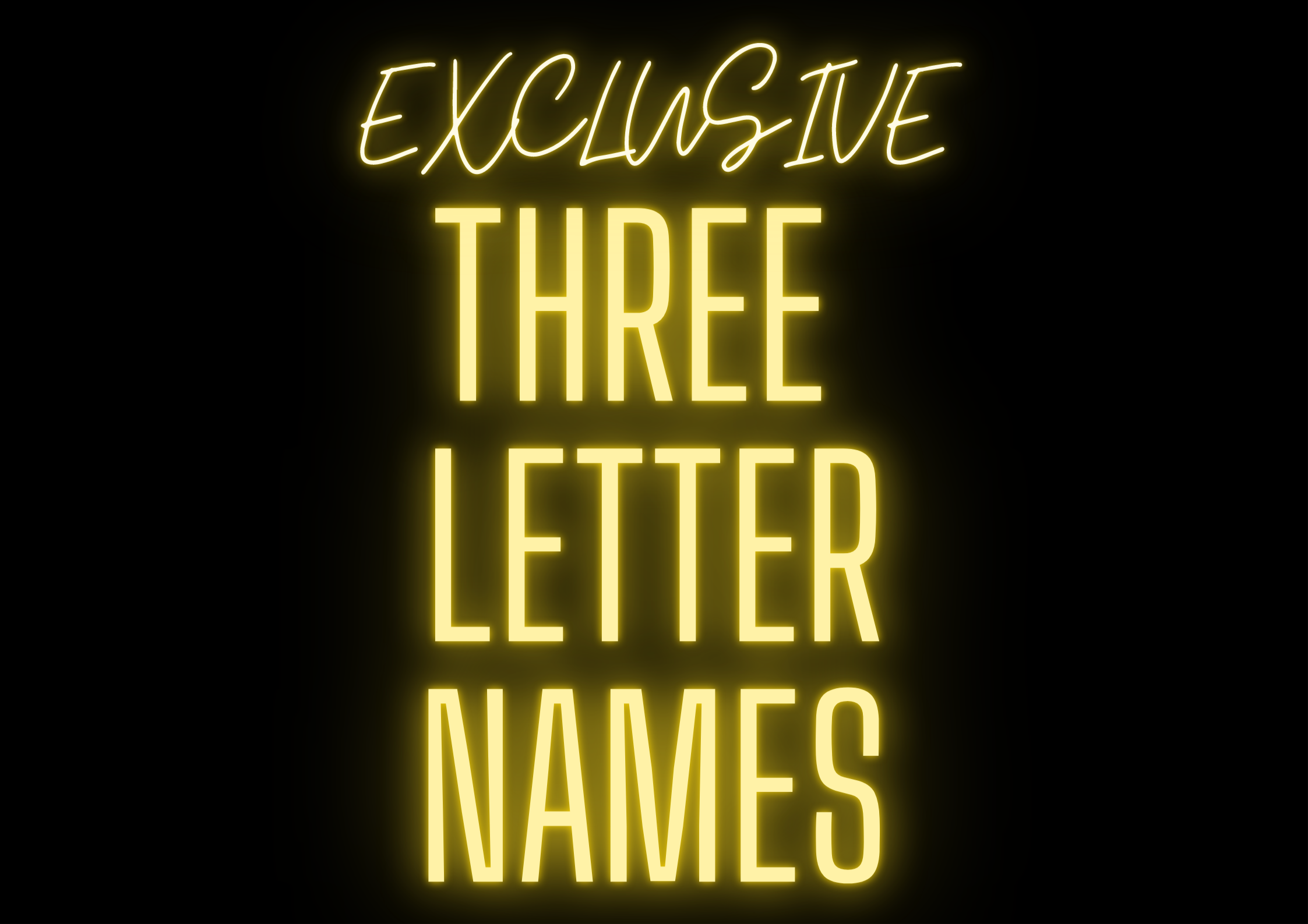 three-letter-names-collection-opensea