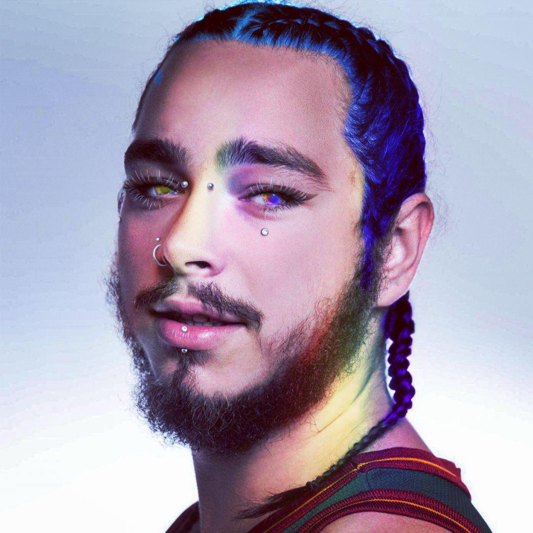 Post Malone - Celeb ART - Beautiful Artworks of Celebrities, Footballers,  Politicians and Famous People in World | OpenSea