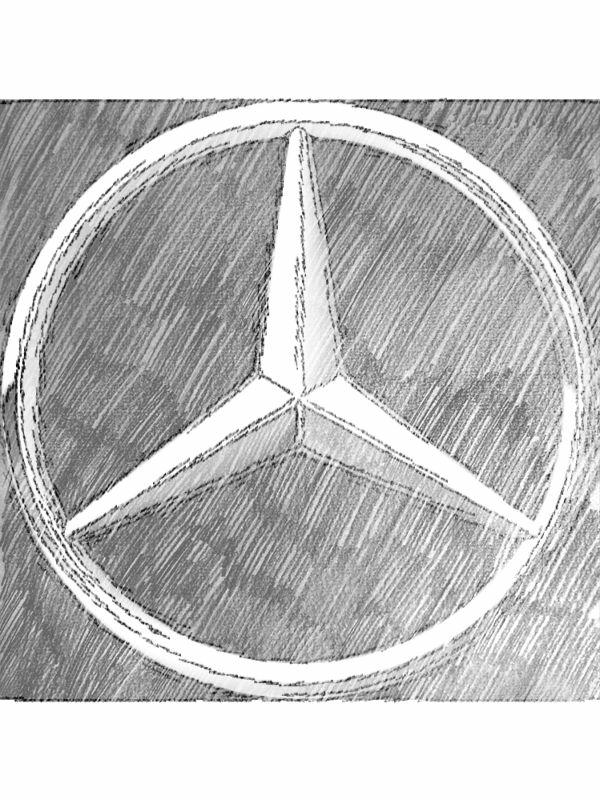 Tutorial of logo of Mercedes ll art by Harsh ll - YouTube