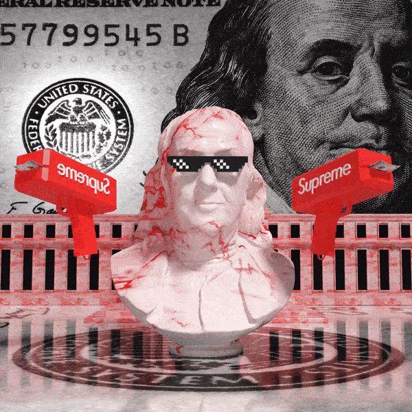 Supreme x Federal Reserve 03 - Benjamin's ∞ Money