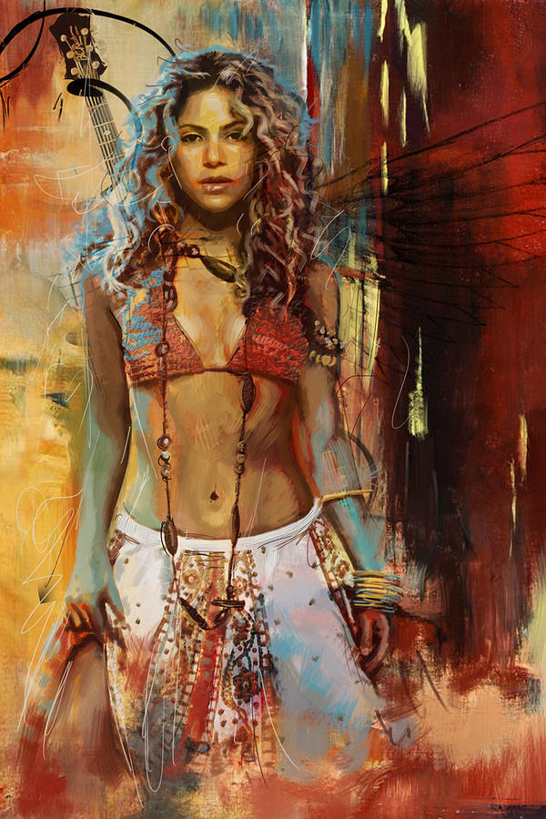 Paint Shakira Art Color #NfT#004 - Best Painting Art New Crypto * GIf Free  Club Ape ; NFT ; porn | OpenSea