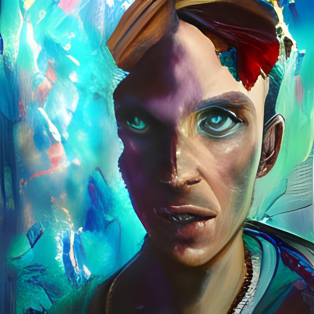 AI portrait #312 - AIplay [Polygon] | OpenSea