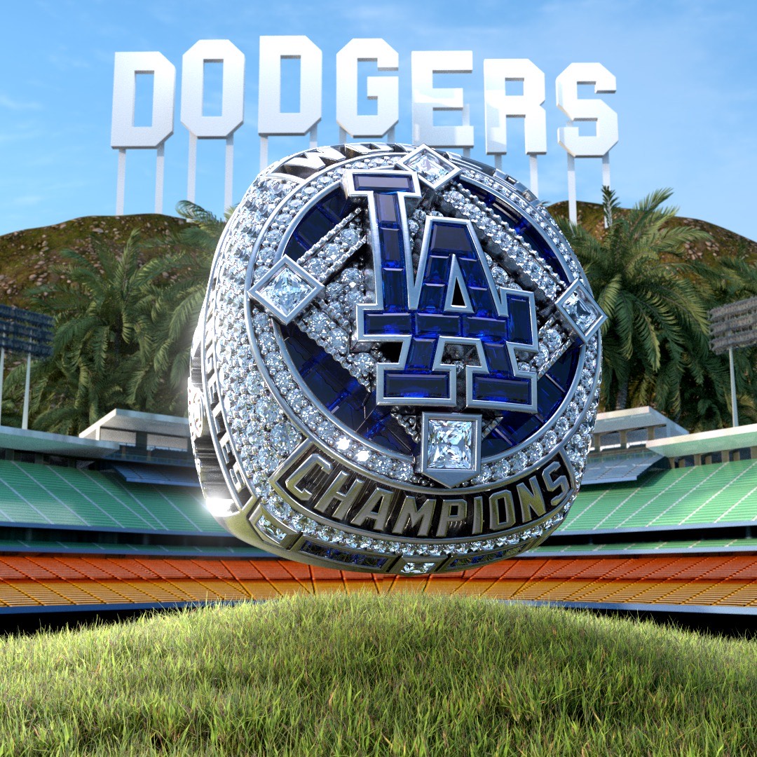 Dodgers Championship Digital Art by Dastay Store - Pixels