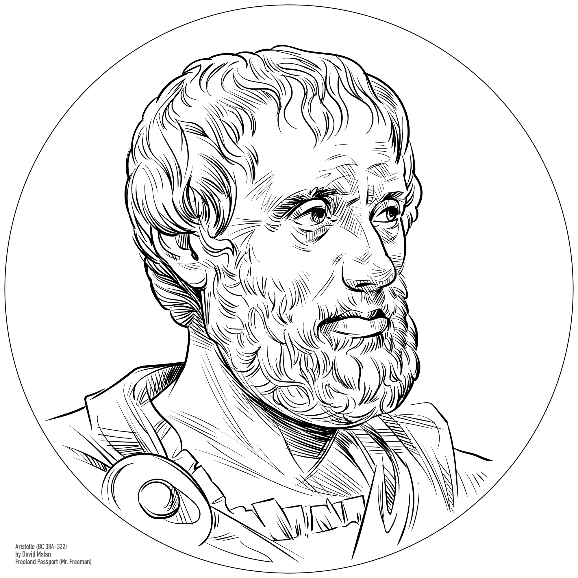 Aristotle Royalty Free Vector Image - VectorStock