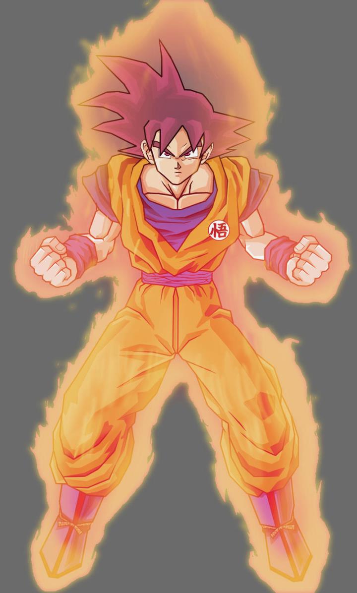 Goku super saiyan god concept - Dragon Ball Z Gallery | OpenSea