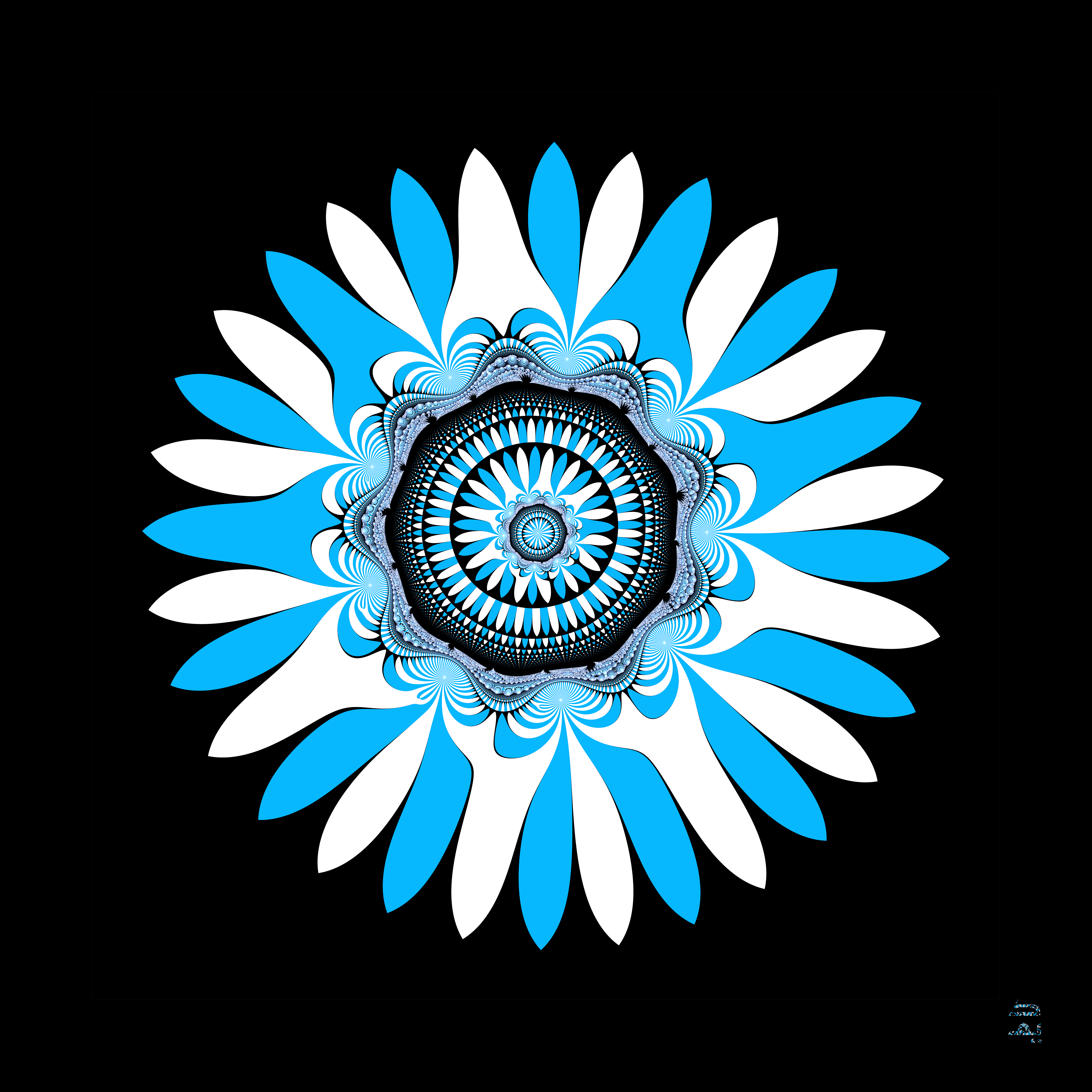 Warhol's Gregarious Celestial Flower