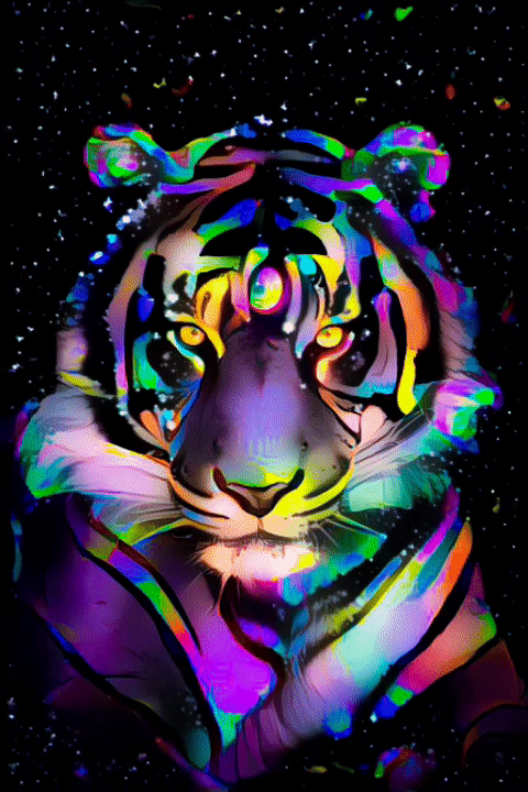 Spirit Animal #1 - Cosmic Tiger - Spirit Animals and Guides | OpenSea