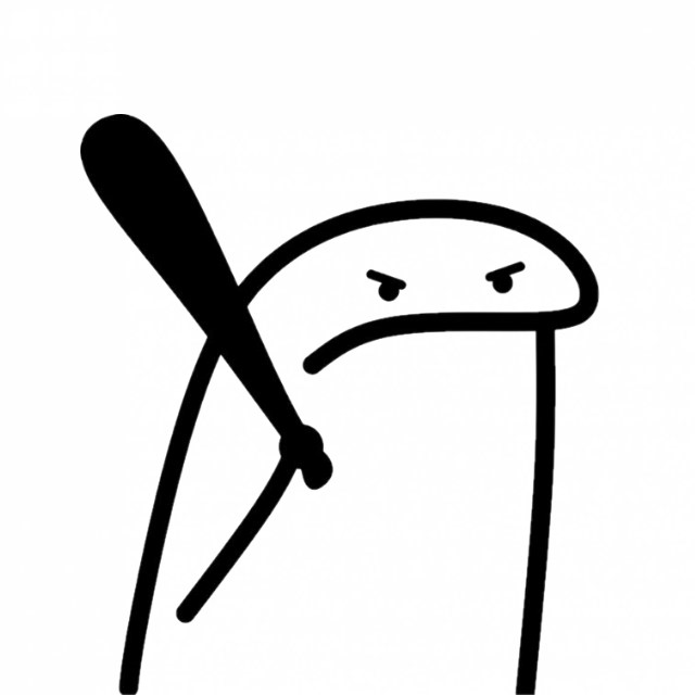 Angry Flork Meme | Sticker