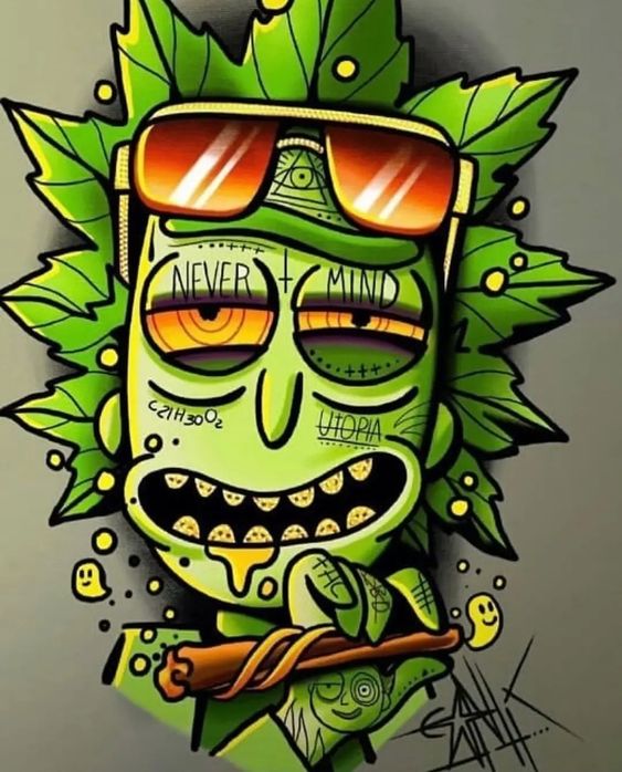 Rick and Morty Weed Wallpapers  Top Free Rick and Morty Weed Backgrounds   WallpaperAccess