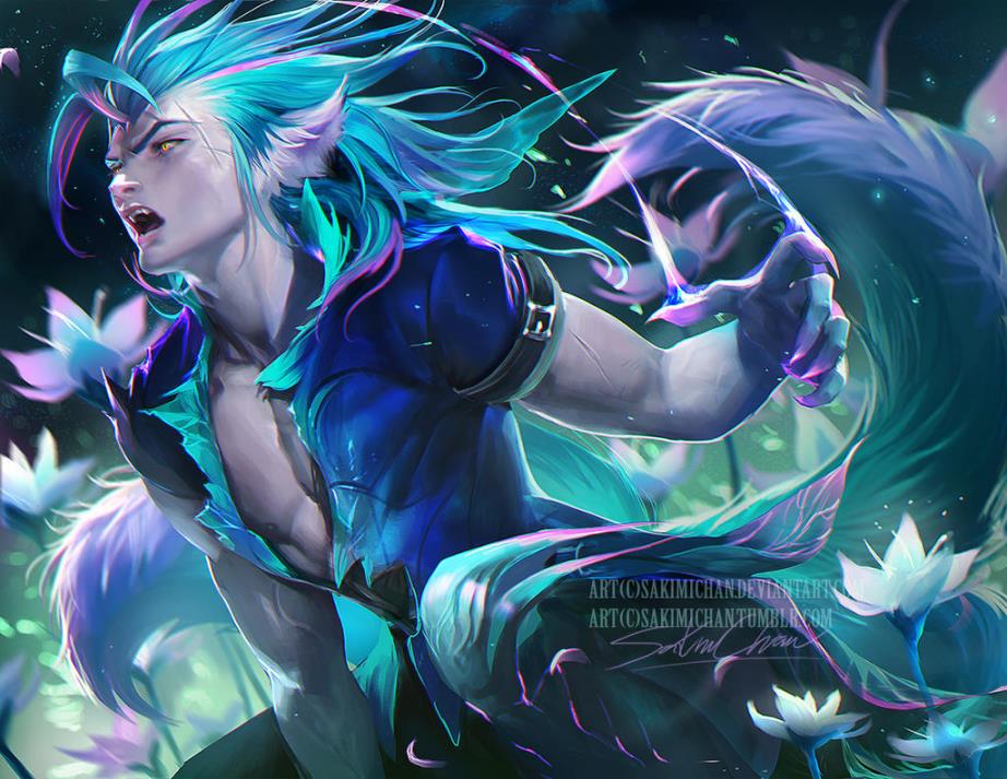 Underworld Rakan 👻 League of Legends Custom Skin 