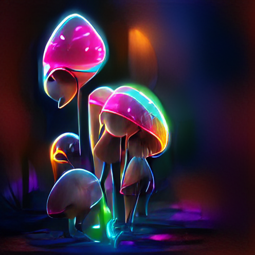 3172 Neon Mushroom Images Stock Photos  Vectors  Shutterstock