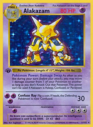 SELLING this shiny alakazam for 23k. the market number for it is