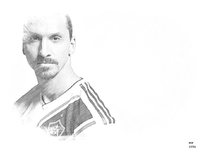 Tried my hands on a Zlatan Ibrahimovic sketch  rdrawing
