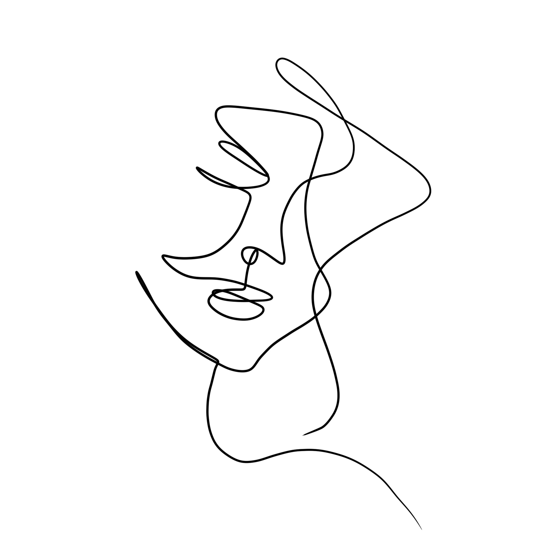 One Line Portraits - Collection | OpenSea