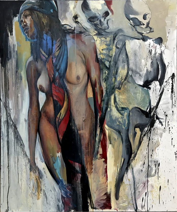 Painting Sexy Nude Girls Art #NfT#00268 - Best Painting Art New Crypto *  GIf Free Club Ape ; NFT ; porn | OpenSea