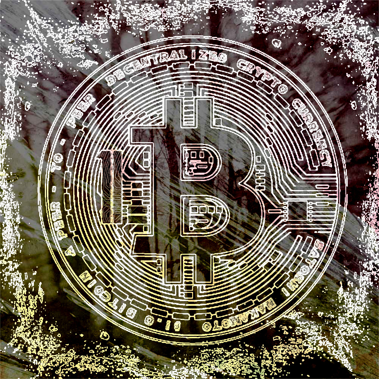 Galaxy Bitcoin Men's Boxer Briefs - That Crypto Hustle