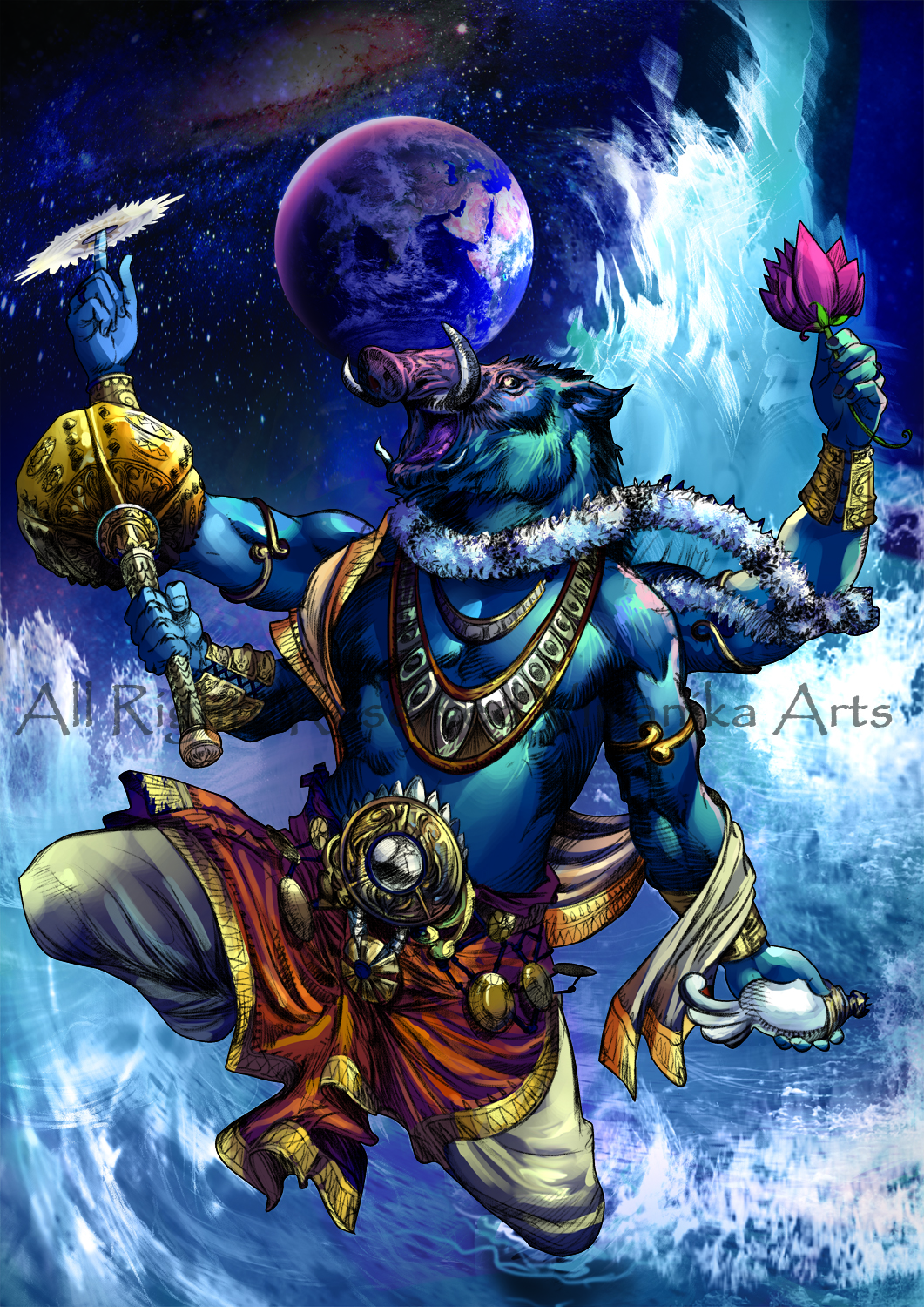 Varaha- Avatar-3 DASHA AVATAR Exclusive Collection -Vale-4 - Dasha-Avatar  Exclusive Vimanika Comics collection 1 | OpenSea