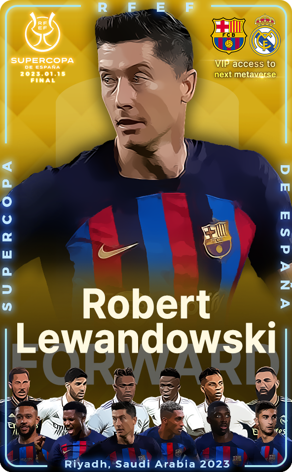 2022-23 SuperCup Of FC Barcelona Robert Lewandowski - 2022-23 