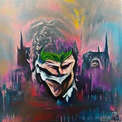 The Dark Knight AI Acrylic Art - PhelanVoin's AI Acrylic Art | OpenSea